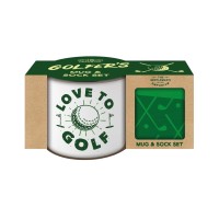 Robert Frederick Gentlemen's Emporium Enamel Mug & Socks - Love to Golf