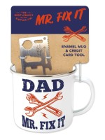 Robert Frederick Gentlemen's Emporium Enamel Mug & Card Tool - Dad Mr. Fix It