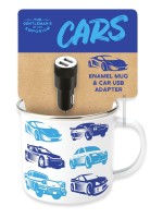 Robert Frederick Gentlemen's Emporium Enamel Cars Mug & USB Adapter Set Gift Set
