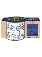 Robert Frederick Gentlemen's Emporium Enamel Mug & Socks - Bicycles