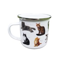 Robert Frederick Enamel Mug Cats