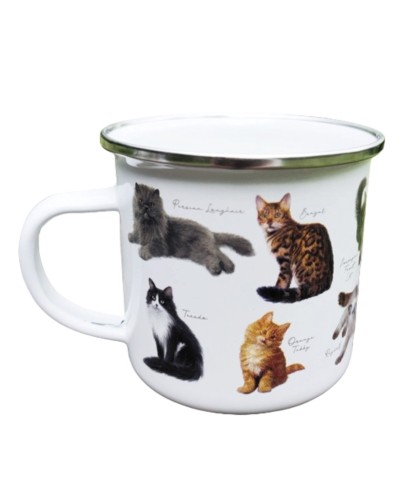 Robert Frederick Enamel Mug Cats image