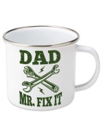 Robert Frederick Dad Mr Fix It Enamel Mug