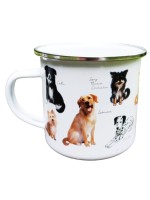 Robert Frederick Enamel Mug Dogs