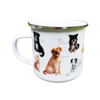 Robert Frederick Enamel Mug Dogs