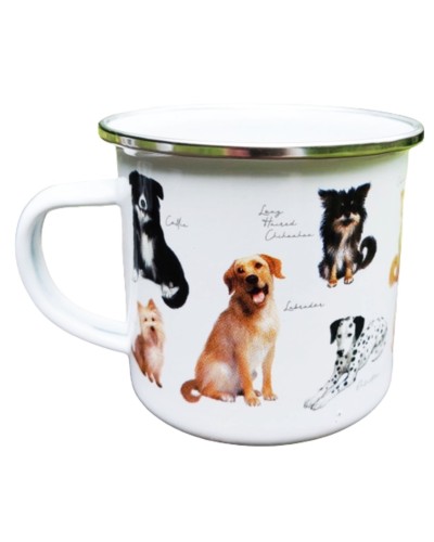 Robert Frederick Enamel Mug Dogs Tableware, Homewares, mugs image
