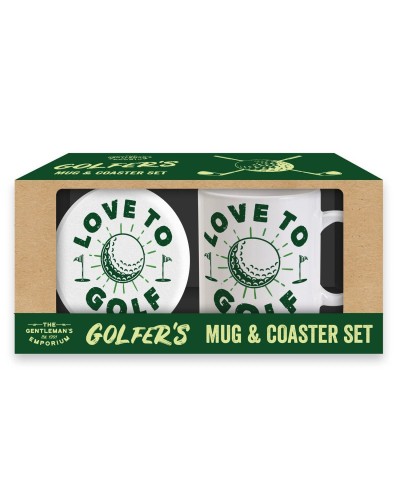 Robert Frederick Gentlemen's Emporium Golfers Mug & Coaster image