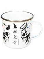 Robert Frederick Enamel Mug Skulls