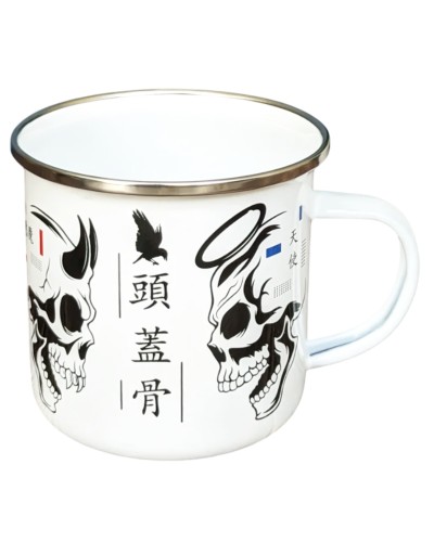 Robert Frederick Enamel Mug Skulls Tableware, Homewares, mugs image