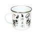 Robert Frederick Enamel Mug Skulls Tableware, Homewares, mugs image