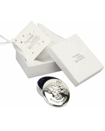 Zilverstad Twinkle Twinkle Silver Plated First Tooth Box Homewares, Brand New , Christening Gifts, Zilverstad image