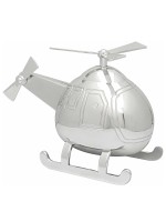 Zilverstad Silver Colour Helicopter Money Box Zilverstad Silver Colour Helicopter Money Box
