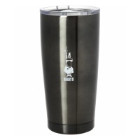 Bialetti Dark Grey Stainless Steel Vacuum Insulated Travel mug 550 ml