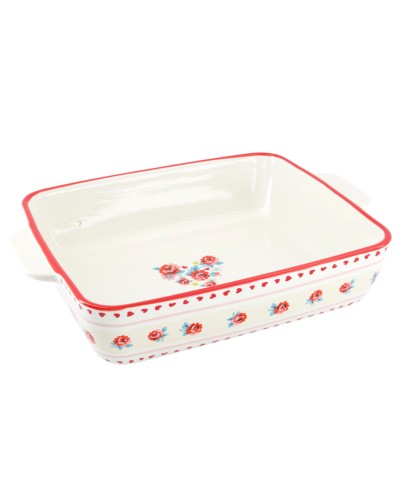 Cath Kidston Floral Rectangular Handled Roasting Dish 28cm image