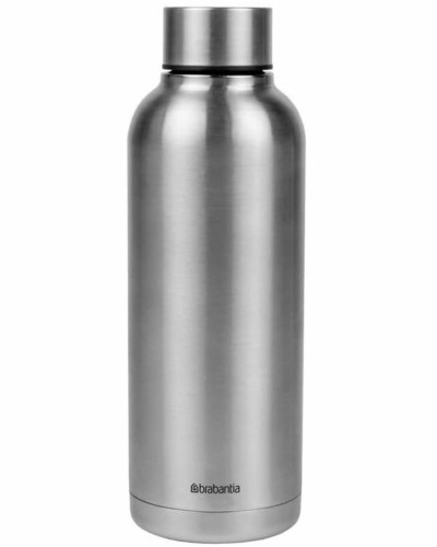 Brabantia Silver Stainless Steel Water Bottle 500ml Tableware, Homewares, Brand New , Christmas Gifts, Bottle, Aladdin image