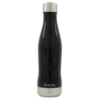 Glacial Black Marble Stainless Steel Thermal Bottle