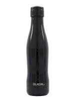 Glacial Covered Black Stainless Steel Thermal Bottle