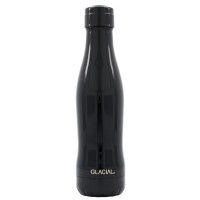 Glacial Covered Black Stainless Steel Thermal Bottle