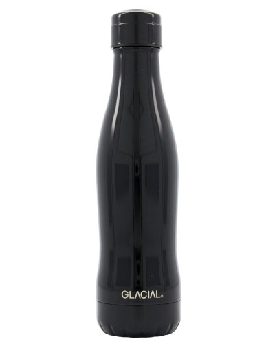 Glacial Covered Black Stainless Steel Thermal Bottle image