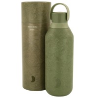 Chilly`s Earth Green Series 2 Stainless Steel Thermal Bottle 500ml Chilly`s Earth Green Series 2 Stainless Steel Thermal Bottle 500ml