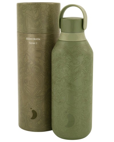 Chilly`s Earth Green Series 2 Stainless Steel Thermal Bottle 500ml Tableware, Homewares, Brand New , Christmas Gifts, Bottle image