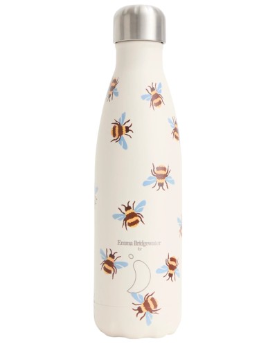Chilly`s Emma Bridgewater Bumblebee Blue Wing Stainless Steel Thermal Bottle 500ml image