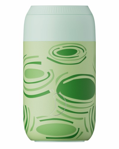 Chilly's House of Sunny OG Hockney Green Stainless Steel Coffee Cup 340ml image