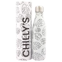Chilly`s Leaves Line Art Edition Stainless Steel Thermal Bottle 500ml