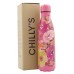 Chilly`s Floral Multi Meadow Stainless Steel Reusable Bottle 500ml Tableware, Homewares, Brand New , Christmas Gifts, Chilly`s Bottles image