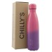 Chilly's Purple and Fuchia Gradient Stainless Steel Bottle 500ml image