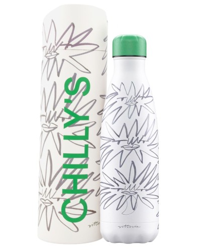 Chilly`s Sunshine Amber Vittoria Artist Series Stainless Steel Thermal Bottle Tableware, Homewares, Brand New , Christmas Gifts image
