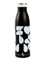 Beau and Elliot Monochrome Broken Heart Stainless Steel Thermal Bottle Beau and Elliot Monochrome Broken Heart Stainless Steel Thermal Bottle