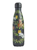 Chilly`s Tropical Flowering Leopard Stainless Steel Thermal Bottle 500ml Chilly`s Tropical Flowering Leopard Stainless Steel Thermal Bottle 500ml