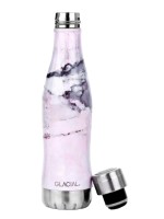 Glacial Pink Marble Stainless Steel Thermal Bottle