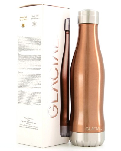 Glacial Rose Gold Stainless Steel Thermal Bottle image