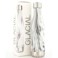 Glacial Birch Wood Stainless Steel Thermal Bottle