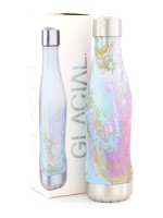 Glacial Golden Rainbow Marble Stainless Steel Thermal Bottle