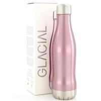 Glacial Pink Diamond Stainless Steel Thermal Bottle