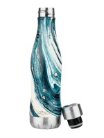 Glacial Indigo Marble Stainless Steel Thermal Bottle