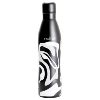 Mother Black Echoholic Stainless Steel Water Bottle 500ml