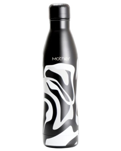 Showing image for Mother Black Echoholic Stainless Steel Water Bottle 500ml Mother Black Echoholic Stainless Steel Water Bottle 500ml image