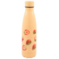 Nerthus Strawberries Double Wall Stainless Steel Thermos Bottle 500ml