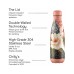 Chilly`s Polka Zebra Stainless Steel Thermal Bottle 500ml Tableware, Homewares, Brand New , Christmas Gifts, Bottle, Chilly`s Bottles, chilly`s image