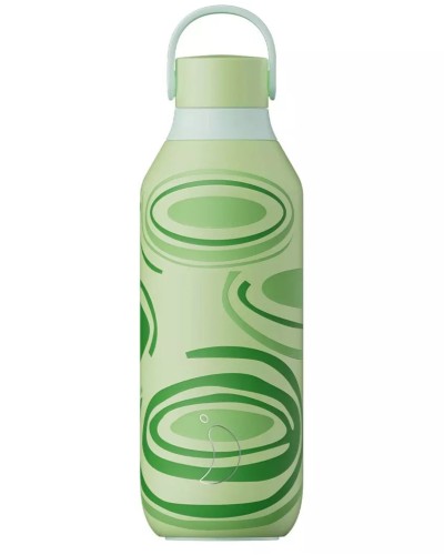 Chilly's House of Sunny OG Hockney Green Stainless Steel Thermal Bottle 500ml Tableware, Homewares, Brand New , Christmas Gifts, Bottle image