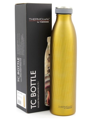 Thermos Thermocafe Gold Stainless Steel Vacuum Insulated TC Bottle Tableware, Homewares, Brand New image