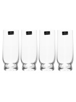 Dartington Crystal Bar Tender Long Drink Glasses 380ml set 4
