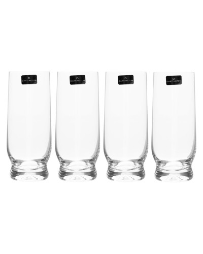 Dartington Crystal Bar Tender Long Drink Glasses 380ml set 4 Brand New , Christmas Gifts, Wedding Gifts, Glassware image
