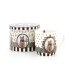 Easy Life Barocco Cat VERS.B Porcelain Mug in Tin image