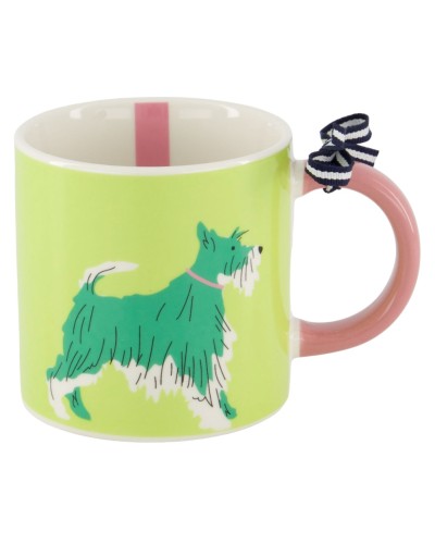Joules Time For A Chin-Wag Green dog Mug image
