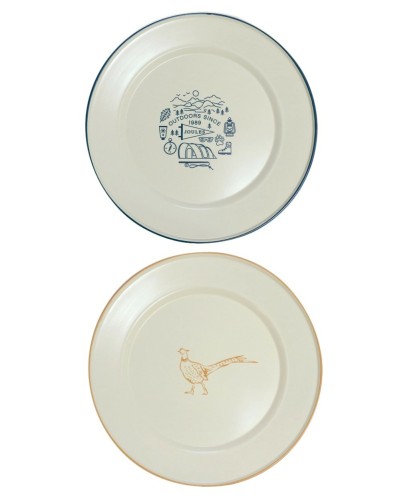 Joules Metal Camping Plates – Set of 2 image